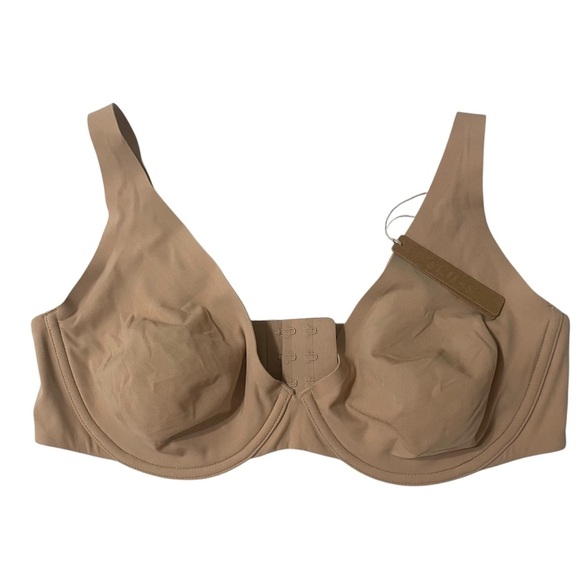 SKIMS FITS EVERYBODY HIGH APEX BRA CLAY SIZE 42C UNDERWIRE LINED - Picture 1 of 8